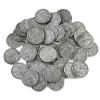 Image 1 : Lot of 47x Station Bakery, Paris Ontario Bakery Tokens 'Good For One Loaf of Bread'. 47pcs