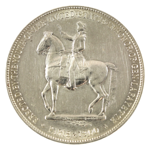 USA Silver 1900 Lafayette Dollar AU-UNC 