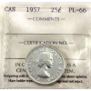 Image 1 : 25-cent 1957 ICCS PL66