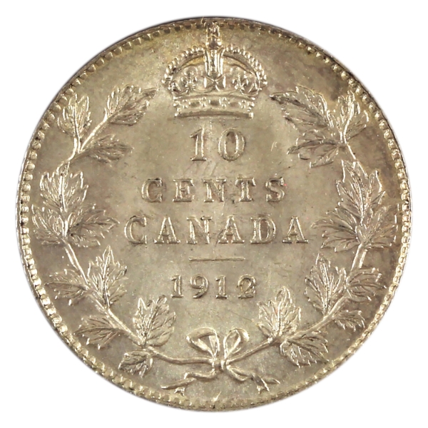 10-cent 1912 BU (MS63)