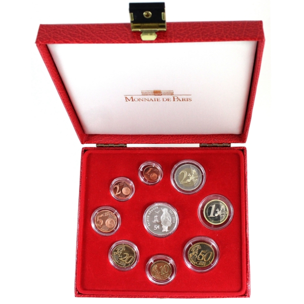 Monaco 2004 9-Piece Proof Set *Rare!*