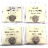 Image 2 : 10-cent 1980, 1986, 1988 & 1989 ICCS MS66. 4pcs.