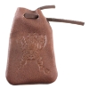 Image 3 : 5oz Monarch Viking Warrior with Double Axe Antiqued .999 Fine Silver Bar w/ Leather Bag (Tax Exempt)