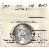 Image 1 : 25-cent 1937 ICCS MS65. Frosted white surfaces lightly accented with light rose tones