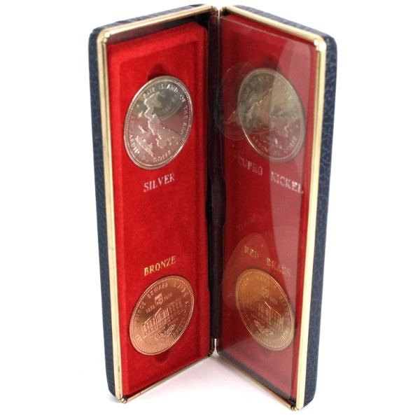 1973 Prince Edward Island Centennial of Confederation 4-Token Set