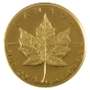 Image 1 : 1/10oz 1989 $5 Gold Maple Leaf .9999 Fine Gold Coin (Tax Exempt)