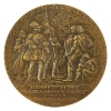 Image 1 : USA 1951 Bronze Medallion Detroit Founder 250th Anniv. Antoine De La Mothe Cadillac, 72mm