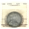 Image 1 : 50-cent 1905 ICCS VG8 (scratched)