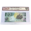 Image 1 : RADAR BC-64b-N1-iii 2004 $20 4-Digit RADAR BCS CUNC63 Original Jenkins-Carney SN: ERW4709074 