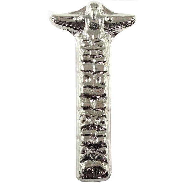 2.5oz Beaver Bullion Totem Pole .999 Fine Silver Art Bar (Tax Exempt)