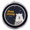 Image 1 : 1oz APMEX 2022 Happy Holidays .999 Fine Silver Round w/ Selective Colour (Tax Exempt)