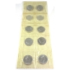 Image 2 : 2000 $5 SML Firework Privy Uncut Sheet of 1oz .9999 Coins. 10pcs. (Tax Exempt)