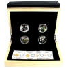 Image 1 : 2016 $15 National Heroes 4-coin Set & Deluxe Box (Tax Exempt)