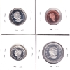 Image 2 : 2003-2006 Mixed Denomination Coins from The Royal Canadian Mint Annual Report Books. 4pcs.