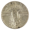 Image 2 : USA Silver 1924D Standing Liberty Quarter Dollar AU-UNC (Minor Corrosion)
