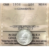 Image 1 : 10-cent 1936 ICCS MS64