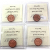 Image 2 : 1-cent 1965 SmBds Blt 5, SmBds Ptd 5, LgeBds Blt 5 & LgeBds Ptd 5 ICCS MS65 Red. 4pcs. 