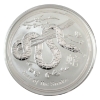 Image 1 : 5oz Australia 2013 $8 Year of the Snake .999 Fine Silver Coin (Tax Exempt)