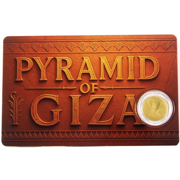 1/1000oz Niue 2025 50-cent Pyramid of Giza .9999 Fine Gold Coin (Tax Exempt)