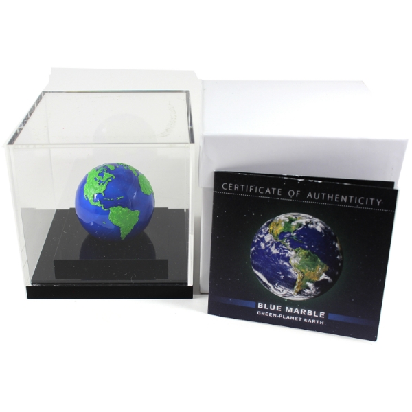 Barbados Silver 2022 $5 Blue Marble - Green Planet Earth 3oz .999 Fine Silver (Tax Exempt)