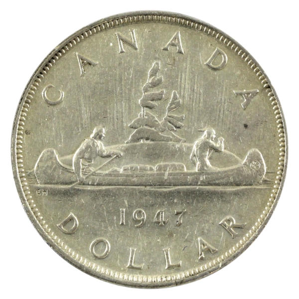 Silver $1 1947 Blunt VF30