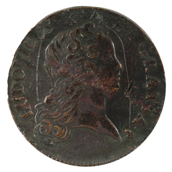 France Reims Mint 1719-S French Regime Louis XV John Law Token