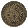Image 1 : USA 1859 1-cent VF (impaired)