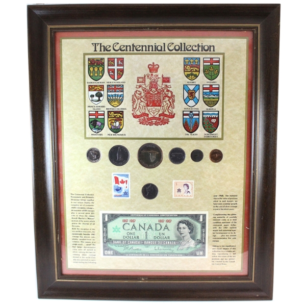 *1867-1967 The Centennial Collection in Wooden Frame