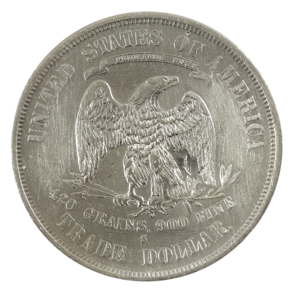 USA Silver 1874S Trade Dollar