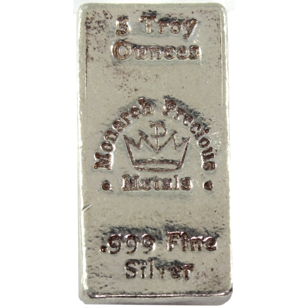 5oz MPM .999 Fine Silver Bar (Tax Exempt)