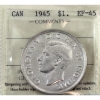 Image 1 : Silver $1 1945 ICCS EF45