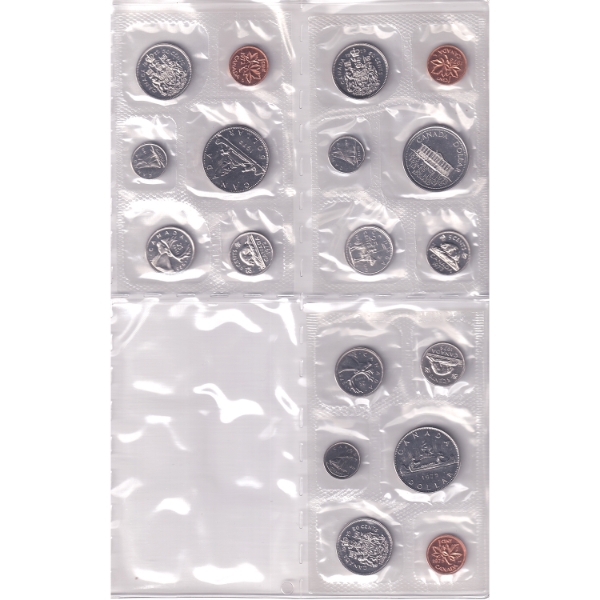 Bulk Collection of 23x 1968-1990 Proof Like Sets in Plastic Binder Pages. 23pcs