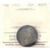 Image 1 : 25-cent 1901 ICCS MS64