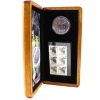 Image 1 : 2012 $5 Moose 1oz .9999 Fine Silver Coin & Stamp Set (Tax Exempt)