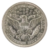 Image 2 : USA 1907D Barber Quarter AU-UNC (AU55) Lightly Cleaned