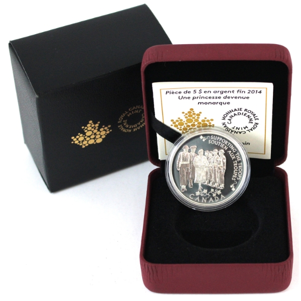2014 $5 Princess to Monarch Fine Silver (Tax Exempt)
