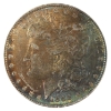 Image 2 : USA Silver 1885 Morgan Dollar NGC MS63. Attractive rainbow toning on obverse