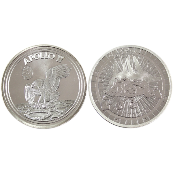 2x 1oz Space Themed Fine Silver Rounds. 2pcs. (Tax Exempt)