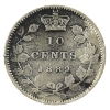 Image 1 : 10-cent 1889 G-VG (impaired)