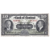 Image 1 : 505-60-04 1935 Bank of Montreal $10 VG Dodds-Gordon SN: 145044-D