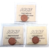 Image 2 : 1-cent 1998, 1999 & 2001 ICCS MS66 Red. 3pcs. 