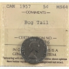 Image 1 : 5-cent 1957 Bug Tail ICCS MS64