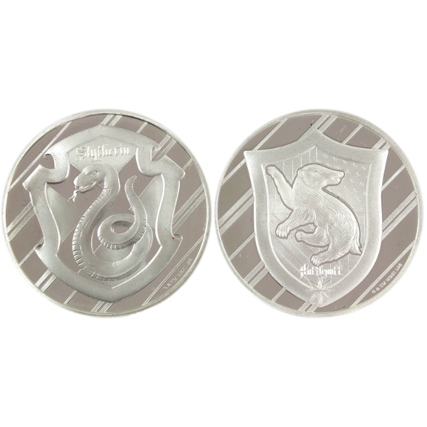 2x 1oz Harry Potter Houses .999 Fine Silver Rounds. 2pcs. (Tax Exempt)