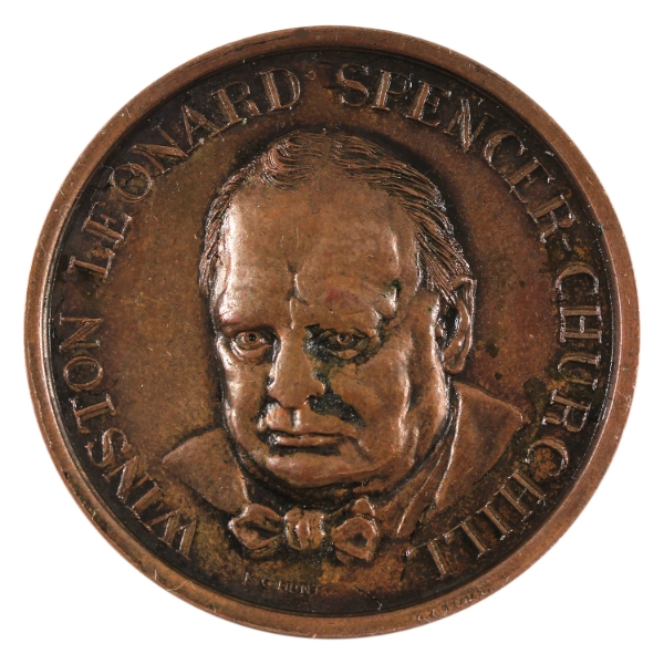 Great Britain 1965 25th Anniversay of the Battle of Britain Medal 30.2g-Copper, 38mm