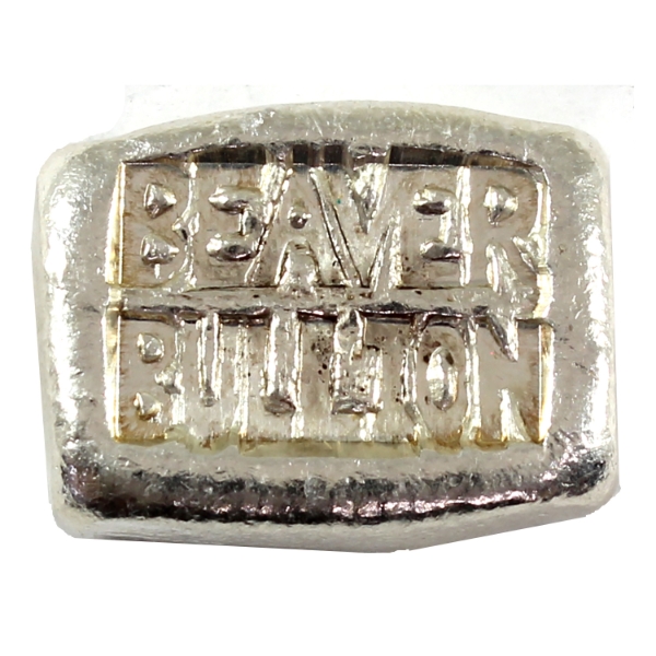 1oz Beaver Bullion .999 Fine Silver Bar (Tax Exempt)