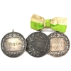 Image 2 : Lot of 3x Mixed Design Rifling & Shooting Themed Sterling Silver Medallions. 3pcs