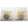 Image 2 : 25-cent 1968 Nickel & 1969 ICCS PL66 Heavy Cameo. 2pcs