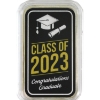 Image 1 : 1oz 2023 APMEX Colourized Class of 2023 Congratulations Graduate .999 Silver Bar (Tax Exempt)