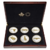 Image 1 : 2017 Big Coin Series: Alex Colville Designs 6-piece 5oz Fine Silver Set (Tax Exempt)