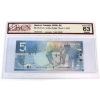 Image 1 : RADAR BC-67a-N1-iii 2006 $5 BCS CUNC63 Original 4-Digit RADAR Jenkins-Dodge SN: AOR3840483